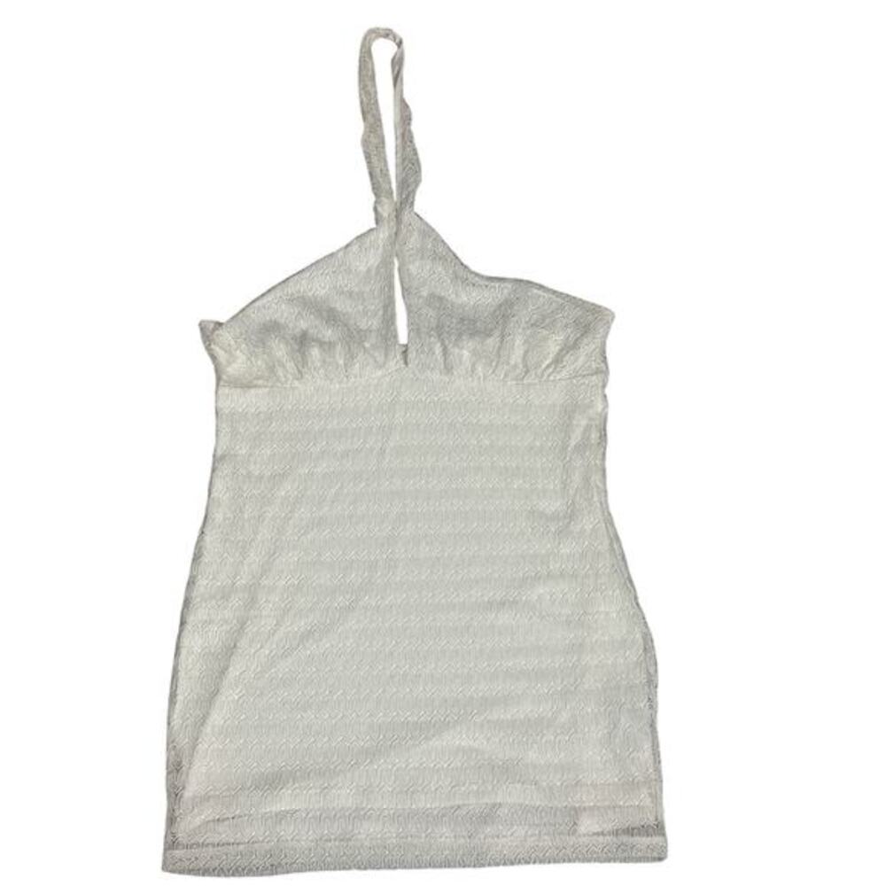 H&M Divided White Lace Halter Bodycon Dress Size XL